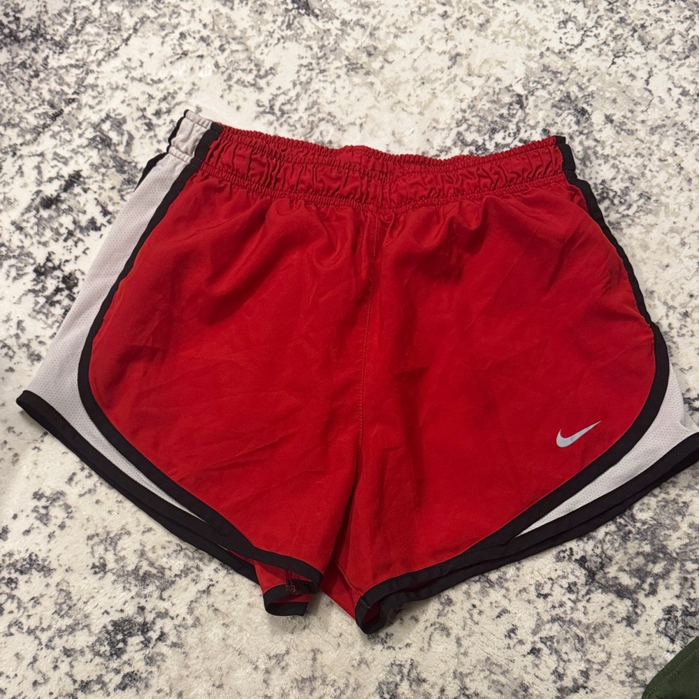 Nike Women's Red Athletic Small Running Shorts